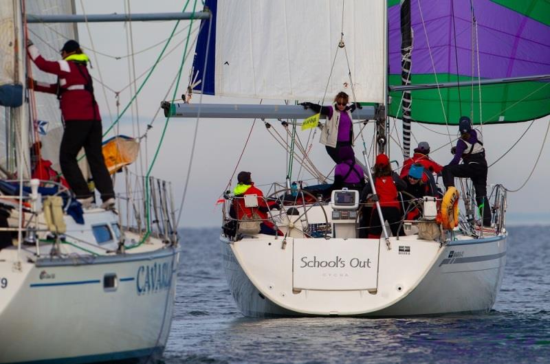 School's Out on the way to winning Race 6 in Division 1 photo copyright Bruno Cocozza taken at Royal Melbourne Yacht Squadron and featuring the IRC class