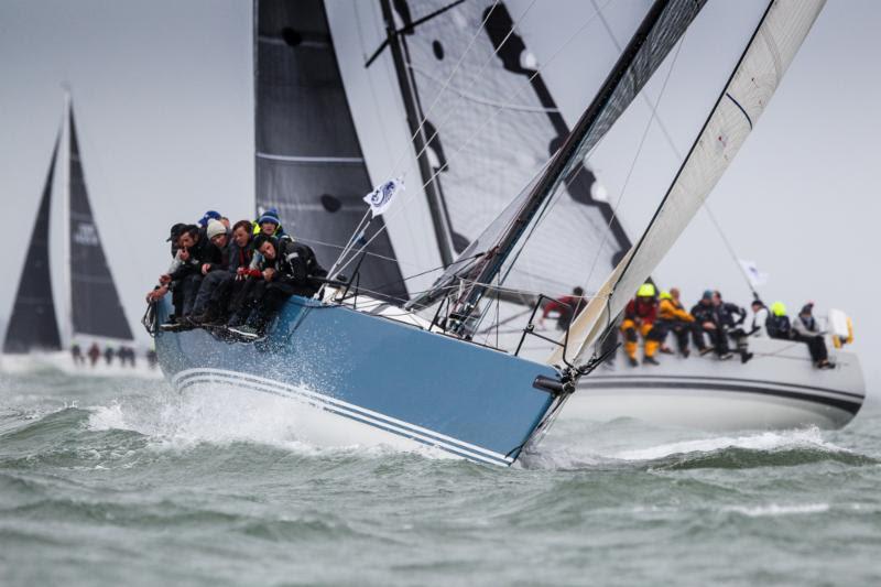 Currently leading IRC Two, Rod Stuart and Bill Ram's Corby 37 Aurora - 2018 IRC European Championship and Commodores' Cup photo copyright Paul Wyeth / pwpictures.com taken at Royal Ocean Racing Club and featuring the IRC class