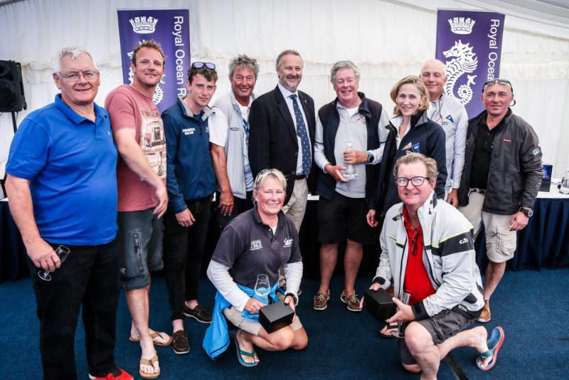 Twee Gezusters Trophy for RORC Admiral Andrew McIrvine's La Réponse - 2018 IRC European Championship and Commodores' Cup - photo © Paul Wyeth / pwpictures.com