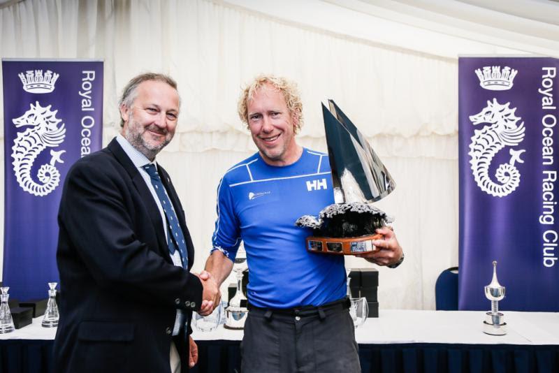 Dave Johnson Memorial Trophy awarded to best UK team in IRC Europeans - Andy Williams' Ker 40 Keronimo photo copyright Paul Wyeth / pwpictures.com taken at Royal Ocean Racing Club and featuring the IRC class