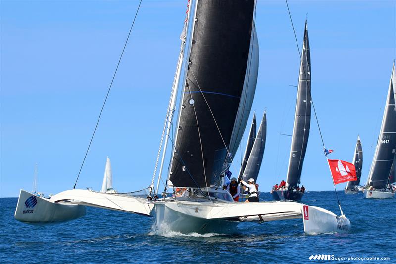 Groupama Ave Gitana sets off - 2018 New Caledonia Groupama Race photo copyright Sugar Photographie taken at Cercle Nautique Calédonien and featuring the IRC class