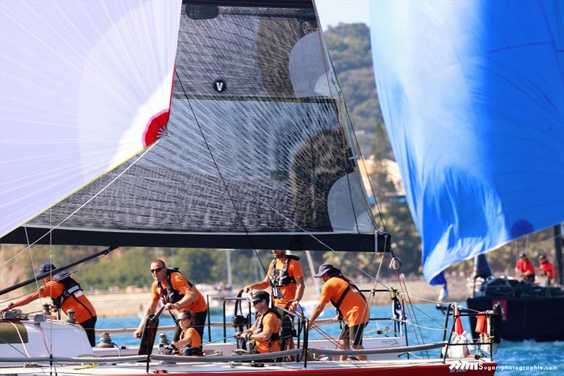 Groupama on board Clockwork (NZL) - 2018 New Caledonia Groupama Race photo copyright Sugar Photographie taken at Cercle Nautique Calédonien and featuring the IRC class