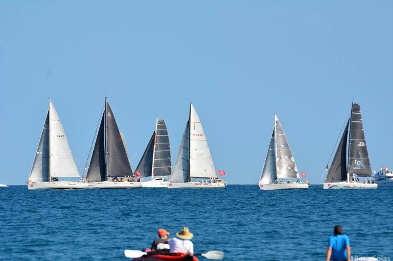 The day two middle group following the start of the Groupama photo copyright Boris Colas taken at Cercle Nautique Calédonien and featuring the IRC class