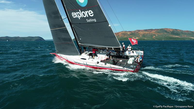 Groupama Miss Scarlet 2nd IRC and line honours - 2018 New Caledonia Groupama Race photo copyright Eye Fly taken at Cercle Nautique Calédonien and featuring the IRC class