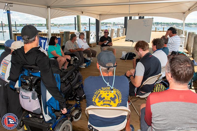 On shore coaching at the Clagett-U.S. Para Sailing Championships clinic photo copyright Ro Fernandez taken at  and featuring the IRC class