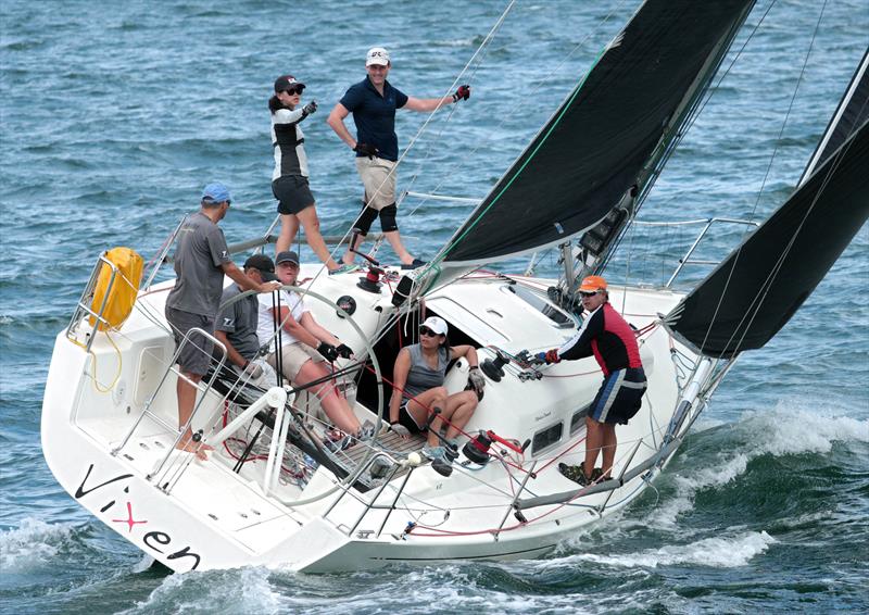 Vixen finishes (UK Sailmakers Typhoon Series, Hong Kong, Race 3) photo copyright HHYC taken at Hebe Haven Yacht Club and featuring the IRC class