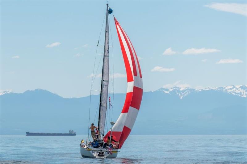 1Light air for Team Global's start  Race to Alaska 2018 - photo © Katrina Zoe Norbom / racetoalaska.com