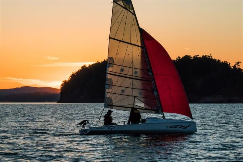 Sunset – Race to Alaska 2018 photo copyright Liv von Oelreich / racetoalaska.com taken at  and featuring the IRC class