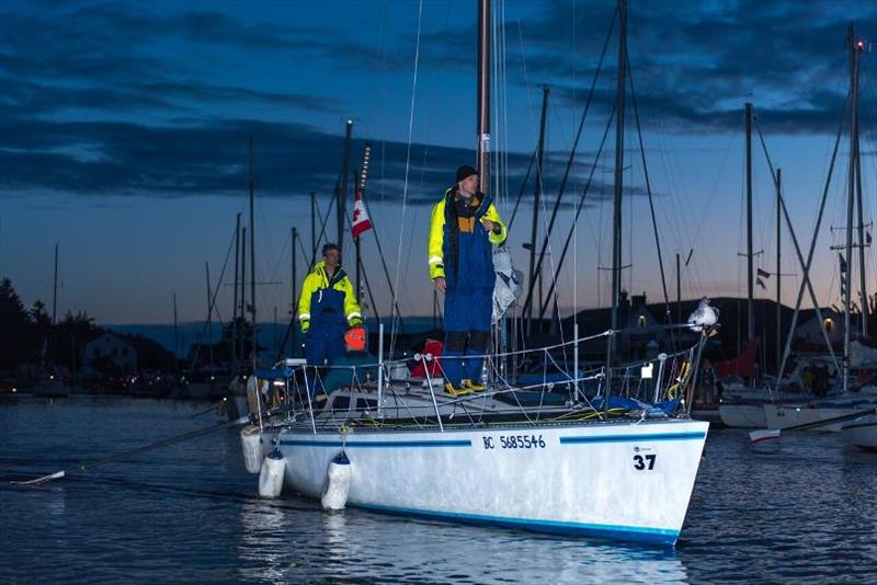 Team Lagopus leaving PT for Early in Stage 1 – Race to Alaska 2018 - photo © Katrina Zoe Norbom / racetoalaska.com