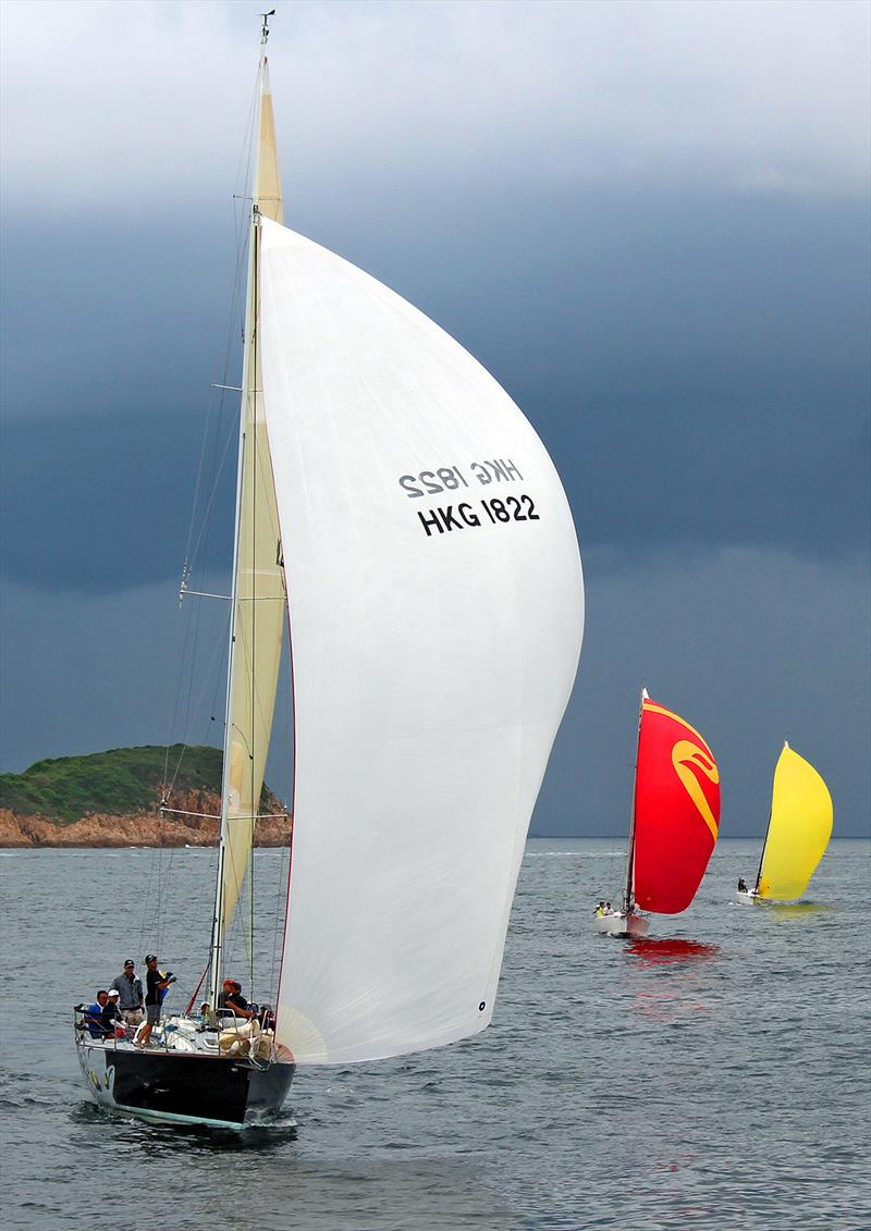 Rampage heading for home - UK Sailmakers Typhoon Series , Race 4 photo copyright Rob Allen taken at Hebe Haven Yacht Club and featuring the IRC class