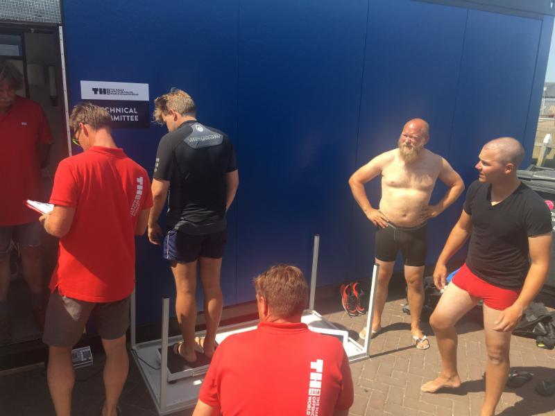 Part of the measurement controls are total crew weight - these Vikings were within 0.1 kg of their target photo copyright Dobbs Davis / ORC taken at Jachtclub Scheveningen and featuring the IRC class