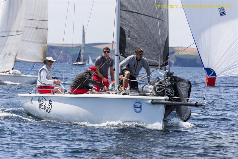 Anthony O'Leary's Antix leading the fleet at the start on day 4 of 2018 Volvo Cork Week - photo © David Branigan / www.oceansport.ie