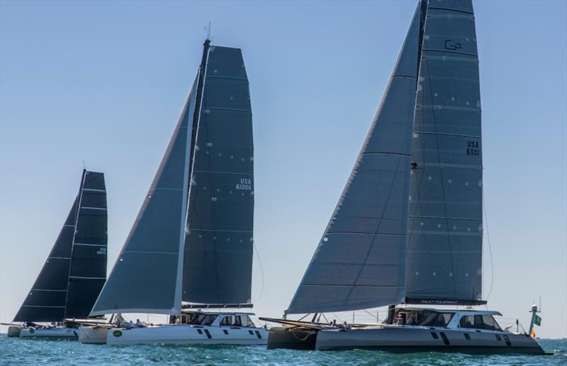 Gunboat start - Rolex NYYC Race Week at Newport - Day 2 - photo © Rolex / Daniel Forster