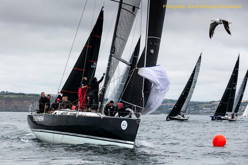 Frank Whelan's Eleuthera, overall winner of Class 1 IRC at Volvo Cork Week organised by the Royal Cork Yacht Club photo copyright David Branigan / Oceanspor taken at Royal Cork Yacht Club and featuring the IRC class