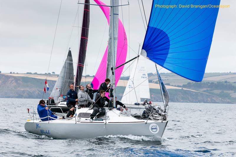 Miss Whiplash owned by Ronan and John Downing, overall winner of Class 3 IRC at Volvo Cork Week organised by the Royal Cork Yacht Club. - photo © David Branigan / Oceansport 