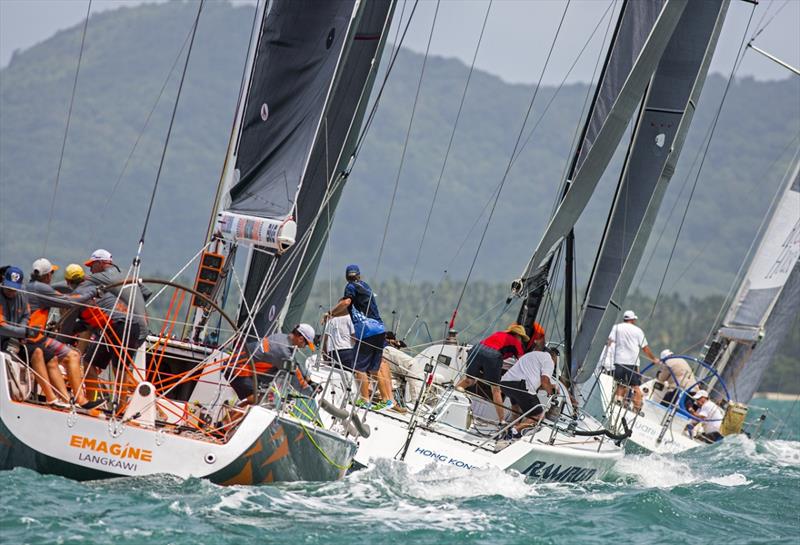 Close racing amongst the 40-footers in IRC I - 2018 Cape Panwa Hotel Phuket Raceweek - photo © Guy Nowell / Cape Panwa Hotel Phuket Raceweek