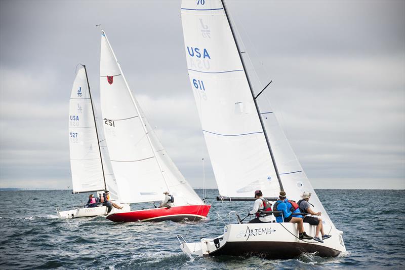 Shields class winner Amusing at the 2018 'Round-the-Sound race, part of Edgartown Race Weekend.  - photo © Cate Brown