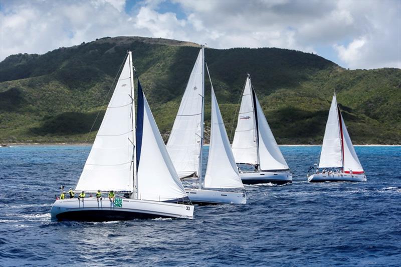 Bareboat fleet in Antigua Sailing Week photo copyright Paul Wyeth / pwpictures.com taken at Antigua Yacht Club and featuring the IRC class