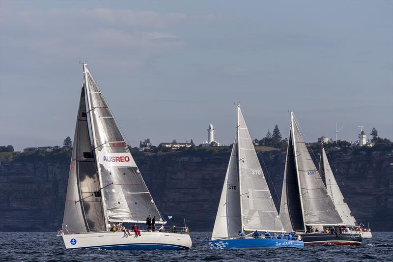 Noakes Sydney Gold Coast Yacht Race - Ausreo at the start and sadly one of 3 retirements photo copyright Andrea Francolini taken at Cruising Yacht Club of Australia and featuring the IRC class