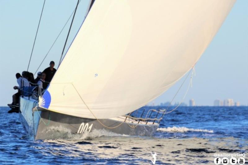 Matt Allen's Ichi Ban approaches the finish line - photo © Nic Douglass / www.AdventuresofaSailorGirl.com