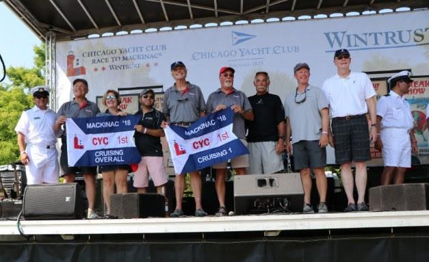 Congrats Chicago Yacht Club Race to Mackinac winners - Team Broderi - photo © Chicago Yacht Club
