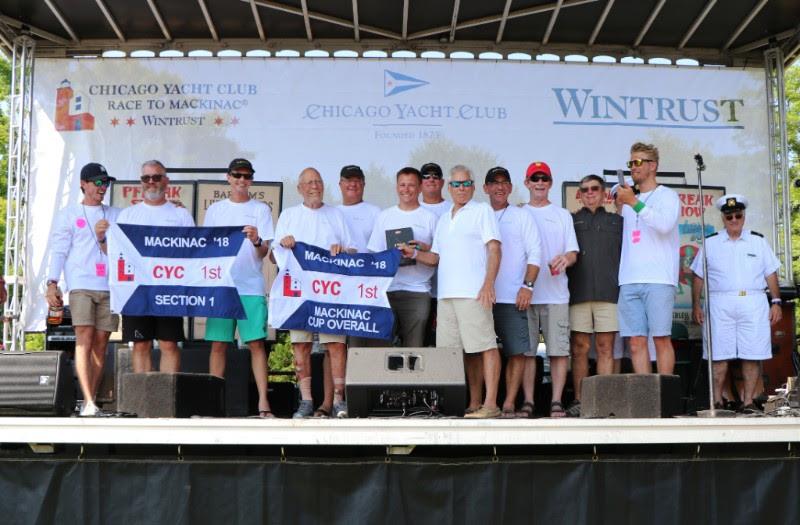 Congrats Chicago Yacht Club Race to Mackinac winners  - Team Equation - photo © Chicago Yacht Club