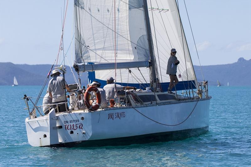 In Dire Straits - not enough wind - Airlie Beach Race Week 2018 photo copyright Andrea Francolini taken at Whitsunday Sailing Club and featuring the IRC class