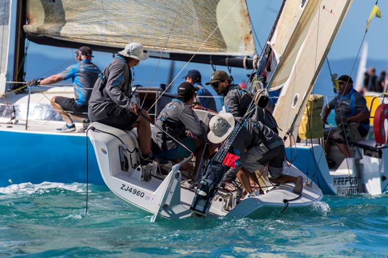 Crews had to stay on their toes photo copyright Andrea Francolini / ABRW taken at Whitsunday Sailing Club and featuring the IRC class