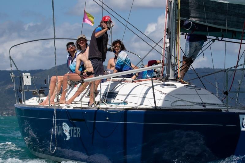 Kev Fogarty and crew on Twister photo copyright Shirley Wodson taken at Whitsunday Sailing Club and featuring the IRC class