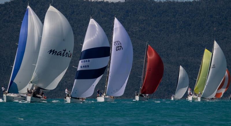 Chutes aplenty on the Bay photo copyright Shirley Wodson taken at Whitsunday Sailing Club and featuring the IRC class