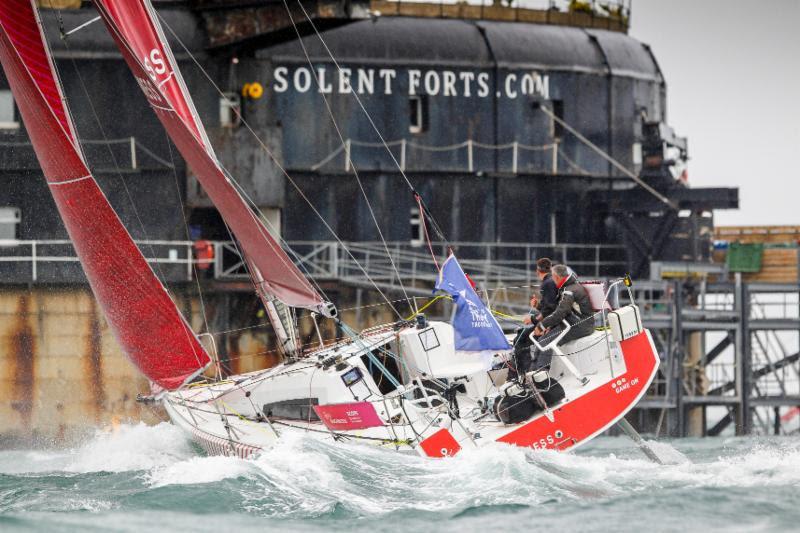 Currently leaving IRC 3 - Ian Hoddle's Sun Fast 3600 Game on (Virgin Media Business) photo copyright Paul Wyeth / RORC taken at Royal Ocean Racing Club and featuring the IRC class