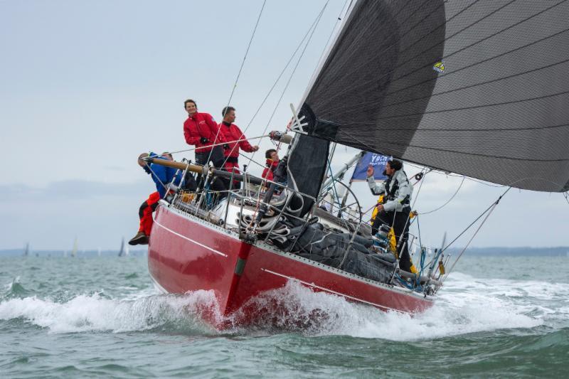 Scarlet Oyster's Ross Applebey puts the challenging race into perspective: `We have completed one and a half Fastnet Races and we are not even halfway!` photo copyright James Tomlinson / RORC taken at Royal Ocean Racing Club and featuring the IRC class