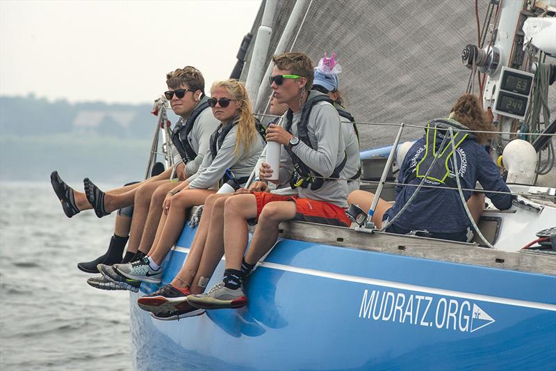 The Swan 48 Dreamcatcher (left) from Mystic, Conn won the Youth Trophy in IRC at the 2018 Ida Lewis Distance Race. - photo © Michele Almeida / MISTE Photography