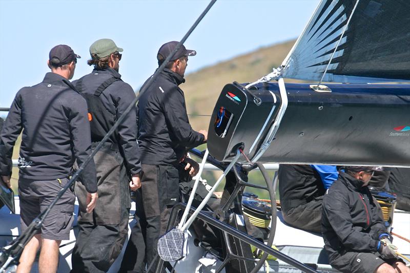 Double Olympic Gold Medallist - Iain Percy (GBR) calling the shots aboard Black Jack - Hamilton Island Race Week - Day 2 photo copyright Richard Gladwell taken at Hamilton Island Yacht Club and featuring the IRC class