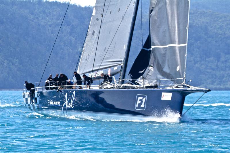 Black Jack tacks off the Hamilton Island YC - Hamilton Island Race Week - Day 3 photo copyright Richard Gladwell taken at Hamilton Island Yacht Club and featuring the IRC class