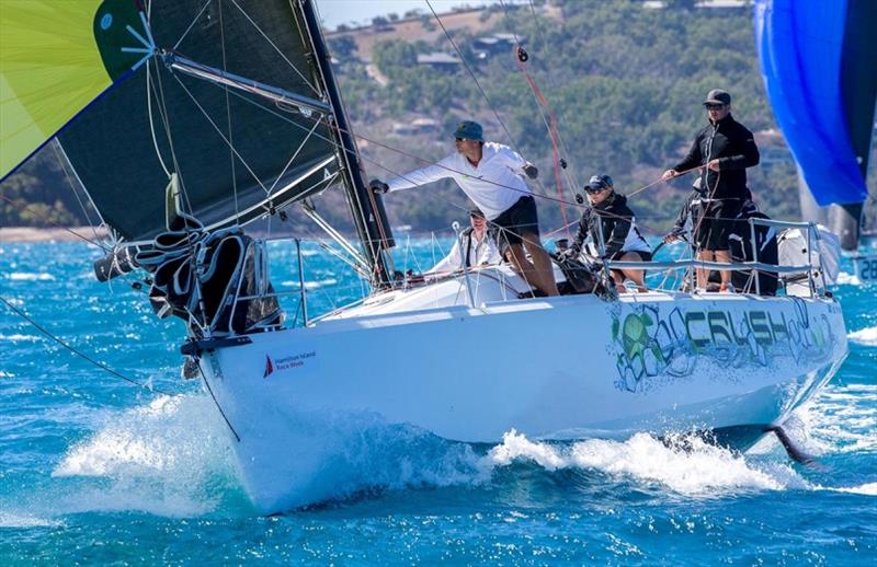 Crush photo copyright Crosbie Lorimer taken at Hamilton Island Yacht Club and featuring the IRC class