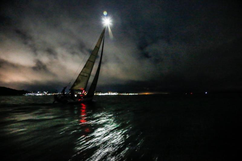 Heading towards the RYS finish after xx days at sea for the French/Chinese co-skippers on El Velosolex SL Energies Group - photo © Paul Wyeth / RORC