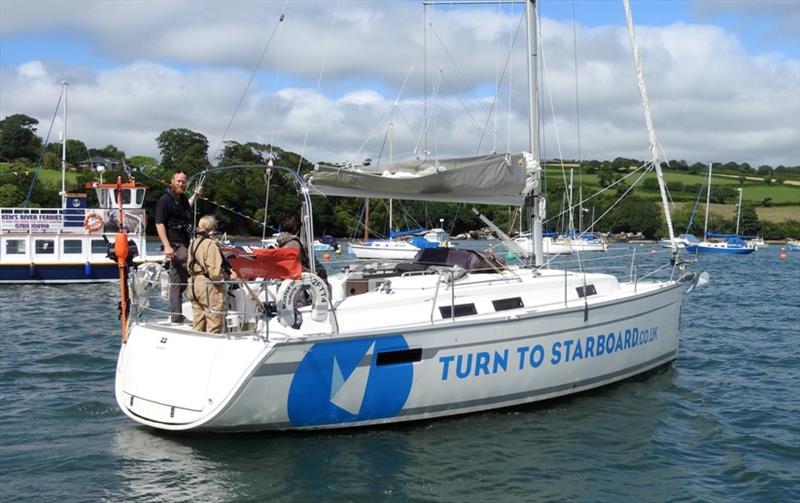 ‘Bluster' – a Bavaria 32 training yacht used by the charity photo copyright Turn to Starboard taken at  and featuring the IRC class