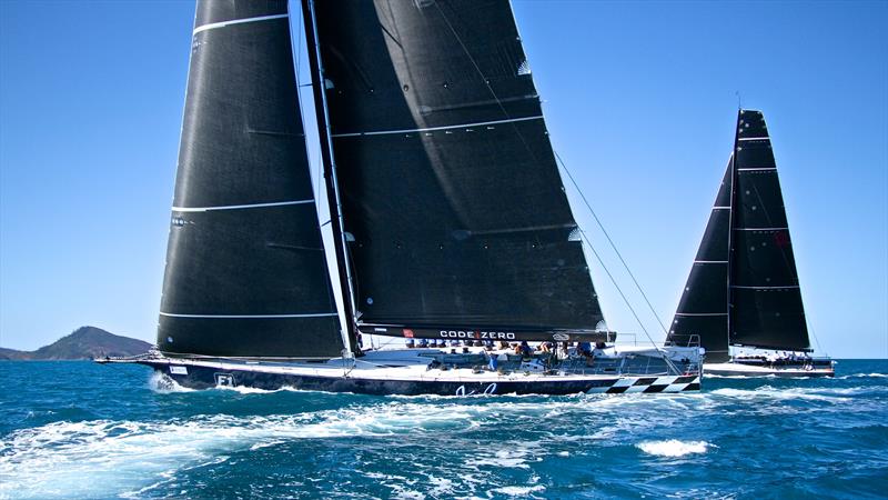 Supermaxis warm up - Hamilton Island Race Week - Day 4 photo copyright Richard Gladwell taken at Hamilton Island Yacht Club and featuring the IRC class