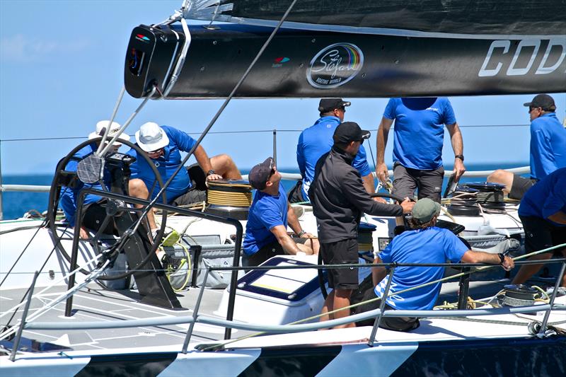 Double Olympic Gold Medalist - Iain Percy - (green hat) aboard Black Jack - Hamilton Island Race Week - Day 5 - photo © Richard Gladwell