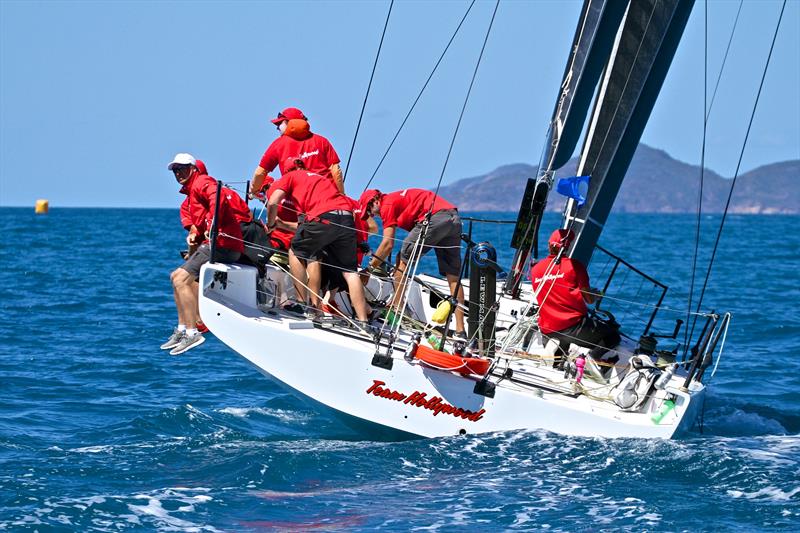 Team Hollywood lines up for Mark 1 - Hamilton Island Race Week - Day 5 photo copyright Richard Gladwell taken at Hamilton Island Yacht Club and featuring the IRC class