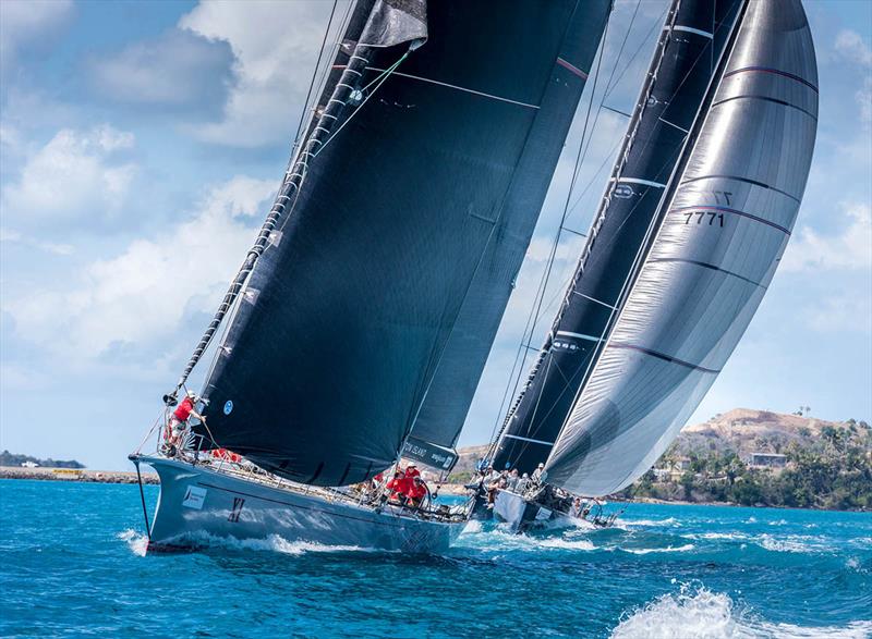 Wild Oats XI leads off the start on day 6 -  Hamilton Island Race Week 2018 photo copyright Kurt Arrigo taken at Hamilton Island Yacht Club and featuring the IRC class