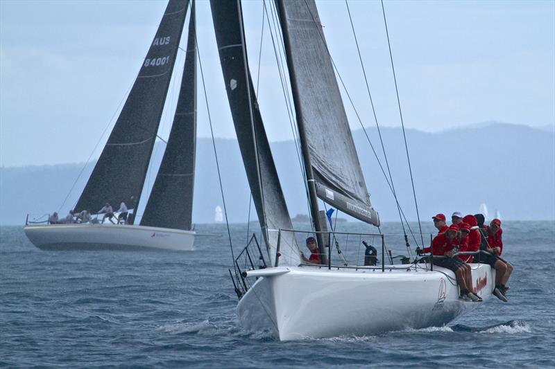 A very wet Team Hollywood - Hamilton Island Race Week - Day 6 photo copyright Richard Gladwell taken at Hamilton Island Yacht Club and featuring the IRC class