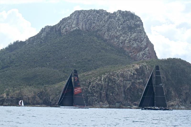 Black Jack's tactician, Iain Percy says he is more used to rounding marks than islands - Hamilton Island Race Week - Day 6 - photo © Richard Gladwell