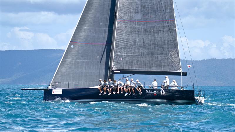 Balance negotiates the tidal race - Hamilton Island Race Week - Day 6 - photo © Richard Gladwell