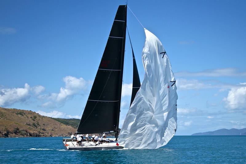 Spinnaker drop - Ichi Ban - Hamilton Island Race Week - Day 6 photo copyright Richard Gladwell taken at Hamilton Island Yacht Club and featuring the IRC class