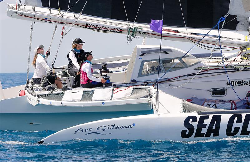 Hamilton Island Race Week 2018 - Multihull Div 1 Ave Gitana photo copyright Crosbie Lorimer taken at Hamilton Island Yacht Club and featuring the IRC class