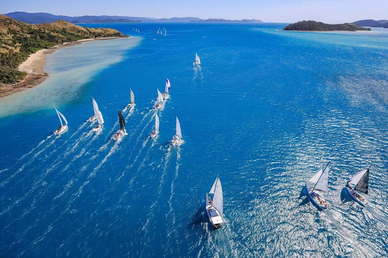 Yachts racing through the pristine Whitsundays photo copyright Craig Greenhill / Salty Dingo/Hamilton Island Yacht Club taken at Hamilton Island Yacht Club and featuring the IRC class