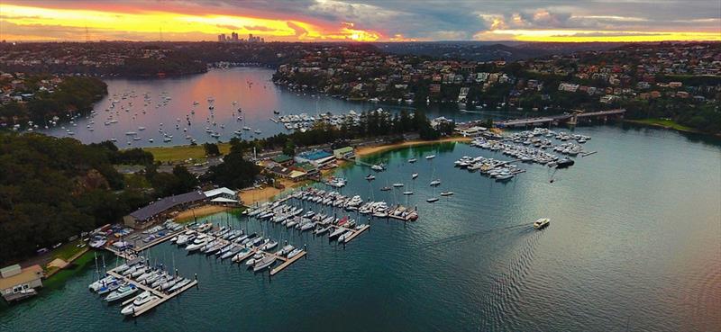 Middle Harbour Yacht Club enjoys a spectacular location at The Spit in Mosman photo copyright Haigh Gilchrist taken at Middle Harbour Yacht Club and featuring the IRC class