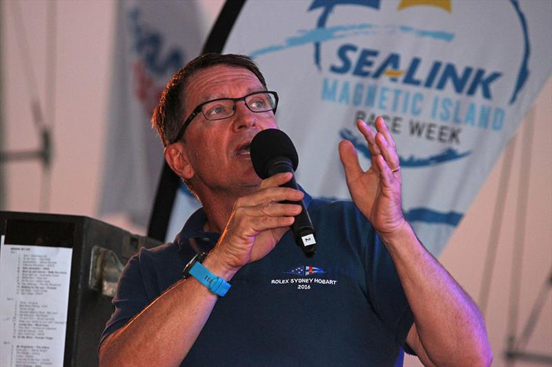 Will Oxley shared his weather knowledge with competitors - 2018 SeaLink Magnetic Island Race Week photo copyright Chanelle Robinson taken at Townsville Yacht Club and featuring the IRC class